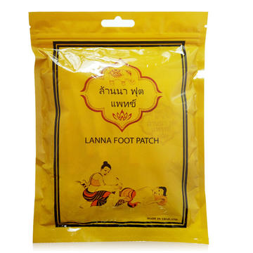 【批发】【微信下单】【德邦到付】泰国 Lanna 兰纳 艾草祛湿排毒足贴 10片/包