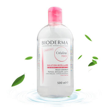 法国 Bioderma 贝德玛 舒颜卸妆洁肤水 500ml 粉水